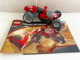 Lego 8493 Red Ace Power Racers 100% Complete