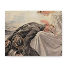 Hans Adolf Buhler (1877-1951) Comforting Angel - 1936 - Canvas Wall Art