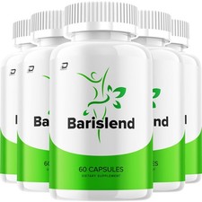 (5 Pack) Barislend Capsules – Bari-Slend Pills Natural Blend Advanced Formula