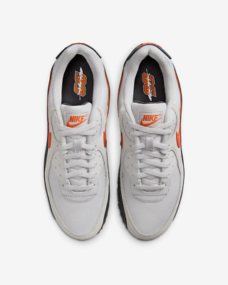 Nike Air Max 90 IF0670-003 Vast Grey Total Orange Men's Size US 6