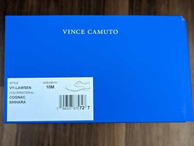 エル Vince Camuto Lawsen Cognac Shihara Dress Shoes Oxfords Mens Size