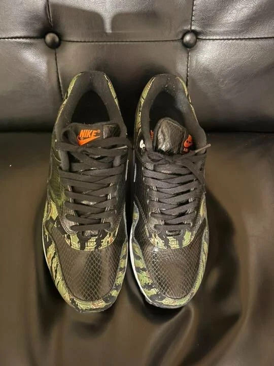 Portaal spreiding Afstoten Nike Air Max 1 Atmos Tiger Camo Green size 10 F/S Mint | eBay