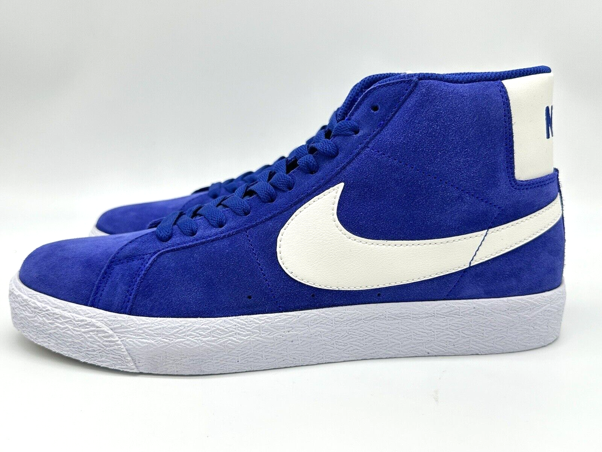 Nike SB Zoom Blazer Mid Men's Size 11.5 Royal Blue Suede Skate