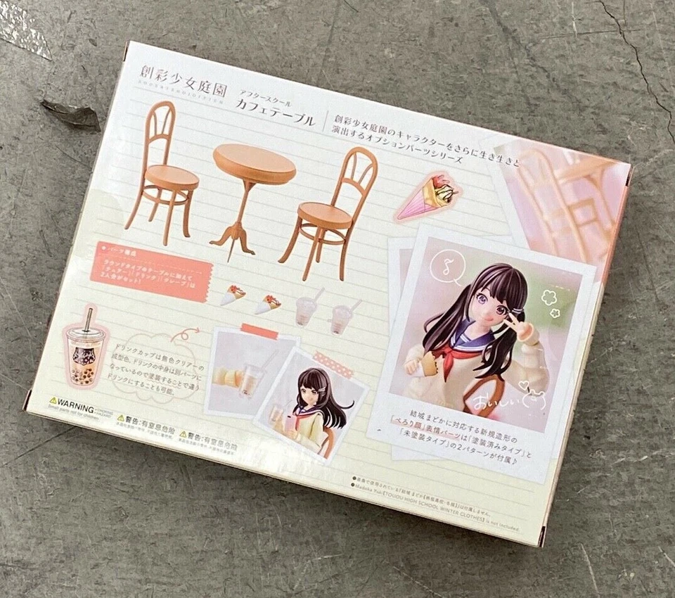 JUL209183: Kotobukiya Sousai Shojo Teien After School Cafe Table 1/10 model kit - Image 2 of 4