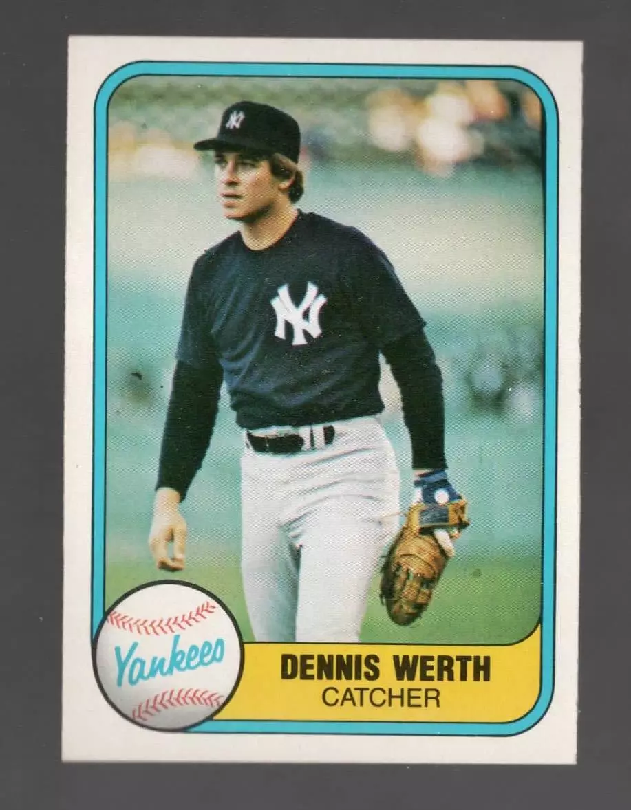 Dennis Werth trading card