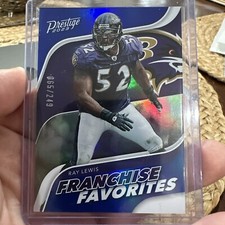 2023 Panini RAY LEWIS Prestige Blue Refractor Franchise Favorites /249 