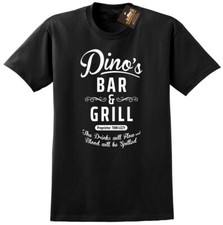 Dino's Bar and Grill Music T-shirt - Thin Lizzy Classic Music Lyrics Song Tee