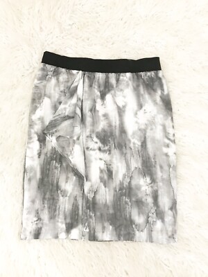 simply vera wang Tie Dye Pencil Skirt With Front Ruffle Size S