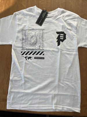 Primitive Skate Apparel Men's Sm Call Of Duty Mapping Dirty P Tee T-Shirt