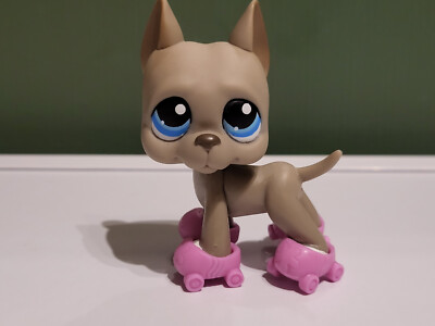 LPS # 183 184 LITTLEST PETSHOP ORIGINAL AUTHENTIQUE CHIEN ARGENTIN