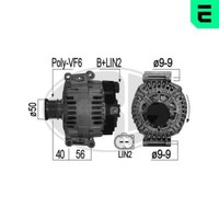 ERA Lichtmaschine Generator 150A 14V FüR Mercedes-Benz C-Klasse T-Model E 220
