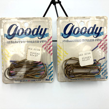 Goody Hot Roller Curler Pin Clamps 12/pk Sealed Packages VTG 1989 Set of 2