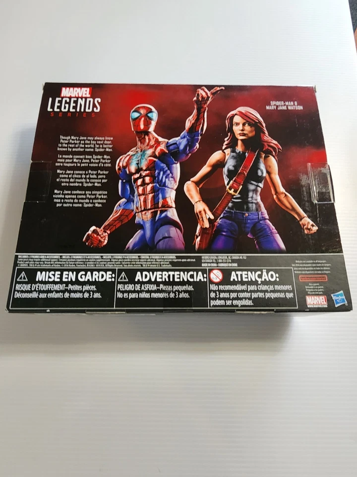 漫威传奇蜘蛛侠和玛丽珍·沃森 2 包玩偶玩具反斗城独家 — 第 4/4 张图片