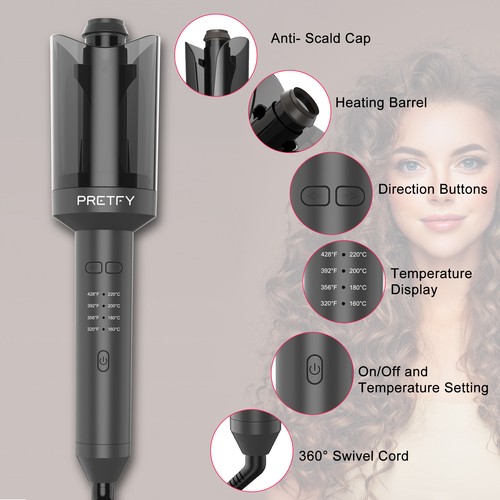Tragbar Automatischer Lockenstab für Locken Lockenwickler Curler Lockenstab Neu