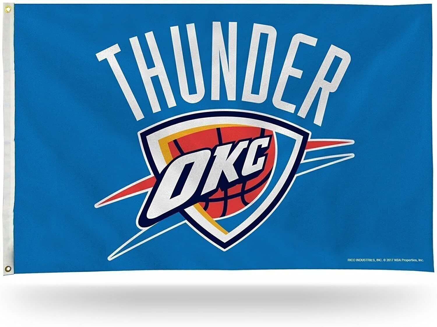 Oklahoma City Thunder Premium 3x5 Feet Flag Banner Metal Grommets Outdoor Indoor