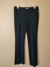 Merona women's 2 - 29"W x 32"I dress pants black zip straight stretch modern fit