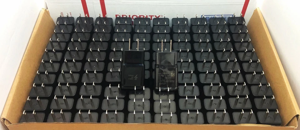 LOTE Cargador de Pared Carga Rápida Adaptable a Granel para OEM Samsung Galaxy S8 S9 S10    Foto 2 de 4