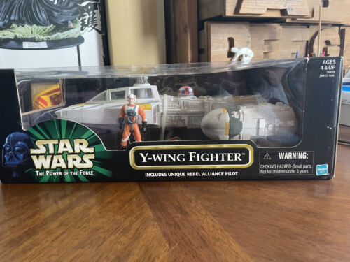 1999 Star Wars Power of the Force Y-Wing w/Pilot Excellent Condition Target Excl - Picture 1 of 10