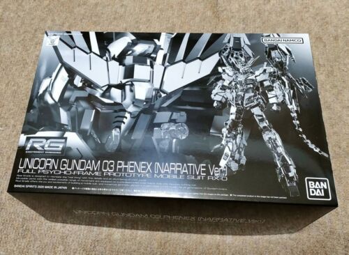 Unicorn Gundam 03 Phenex Narrative Ver Model Kit Premium BANDAI RG 1/144 New - Afbeelding 1 van 1