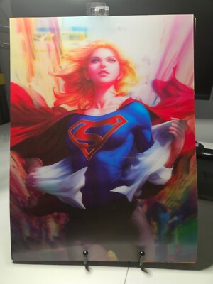 D.C. Comics Supergirl 3D Art 16'' X 12'' Lenticular