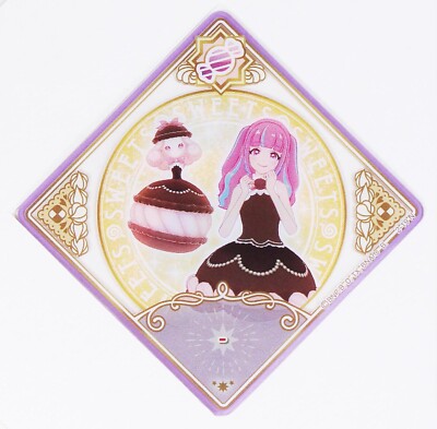 ✧完全限定✧極レア✧3mm✧5A級✧AB✧オーロラ加工✧チャトン詰め合わせ✧ Aikatsu Planet DCD Card No.2-19 N Chocolate Strawberry Macaron Lv
