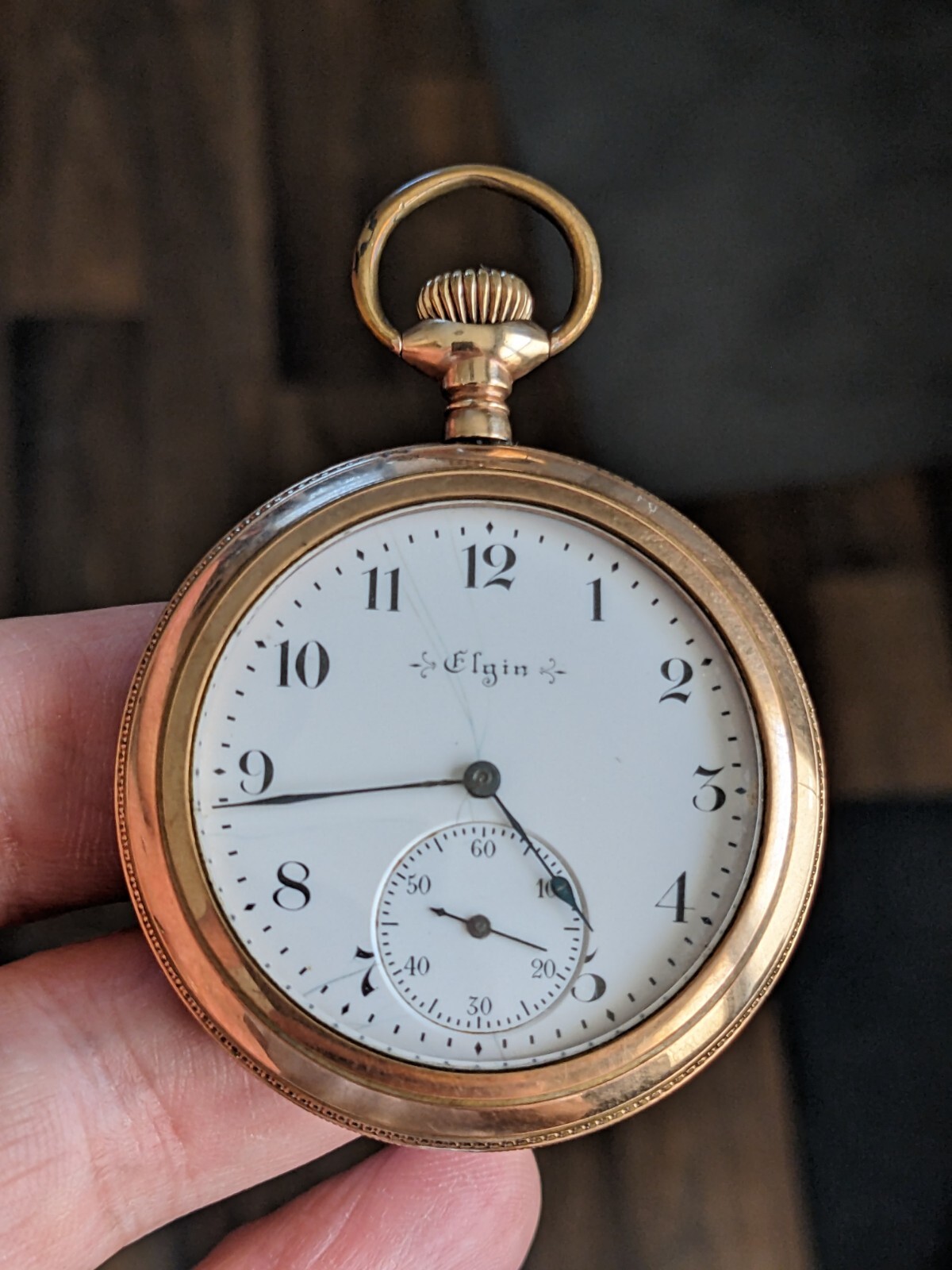 Vintage 1904 ELGIN Size 12 15 Jewels Pocket Watch 10k gold filled eBay