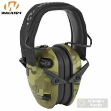 WALKER's RAZOR SLIM Shooter Low Profile EARMUFFS 23dB MultiCam CAMO GWP-RSEM-MCC