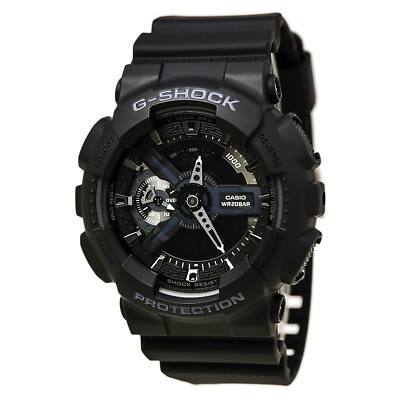 Casio GA110-1B Men's G-Shock Extra Large World Time Alarm Anti