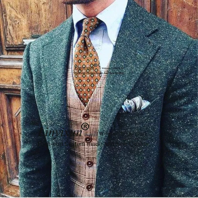 Trajes verdes para hombre hot sale
