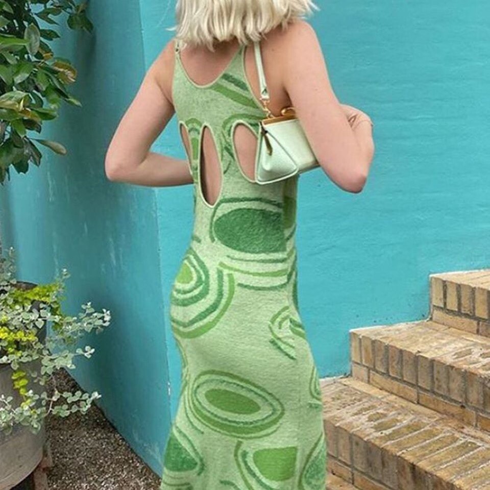House of Sunny green Hockney Dress House of Sunny green Hockney Dress
