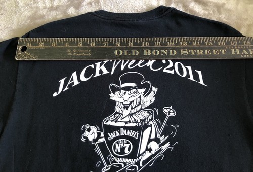 JACK DANIELS T-Shirt Jack Lives Here 20th Anniversary Jack Week VT (2011) Medium - Picture 10 of 12