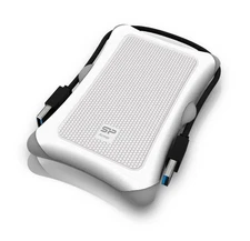 Silicon Power Armor A30 2.5-inch Shockproof SATA Hard Drive Enclosure White