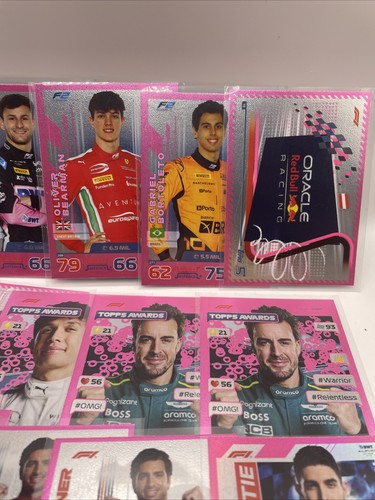 Topps F1 Turbo Attax 2024 - Pink Parallel 15 Card Bundle - Picture 3 of 6