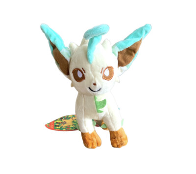 NWT Pokemon Leafeon Eevee Evolutions Plush Toy Stuffed Animal