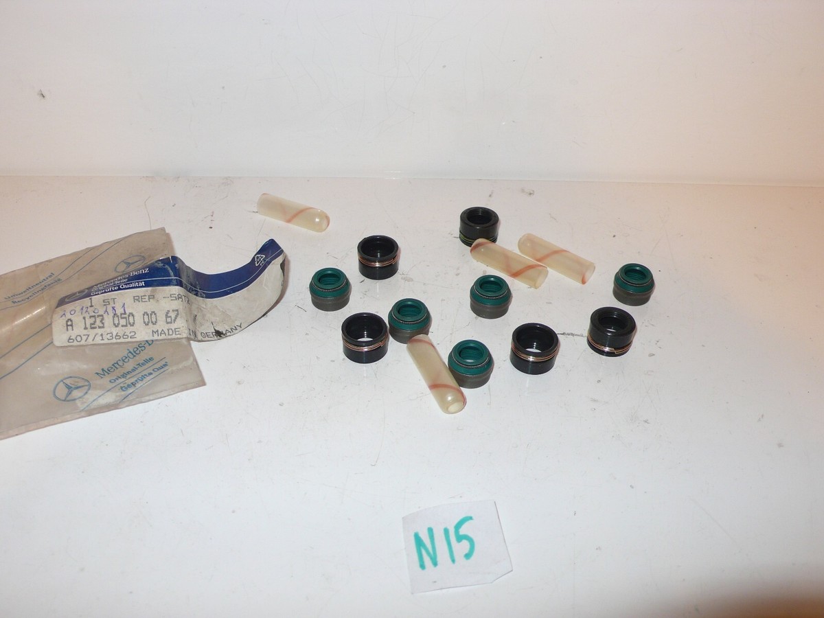 MERCEDES BENZ VALVE SHAFT SEAL SET ORIGINAL OEM A1230500067 | eBay 