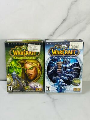 World of Warcraft,  Wrath of the Lich King, The Burning Crusade Lot of 2