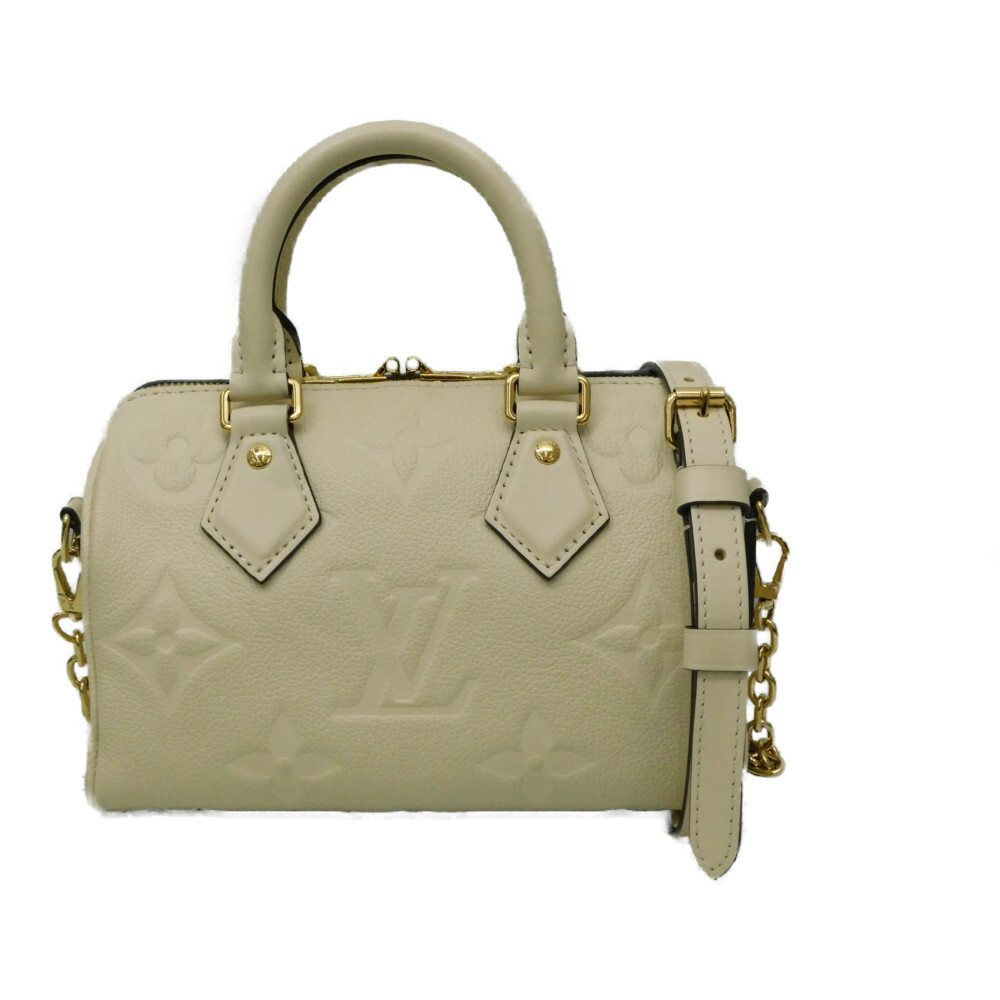 小物 LOUIS VUITTON Louis Vuitton Speedy Bandouliere 20 M58954 Whitehandbag Gold