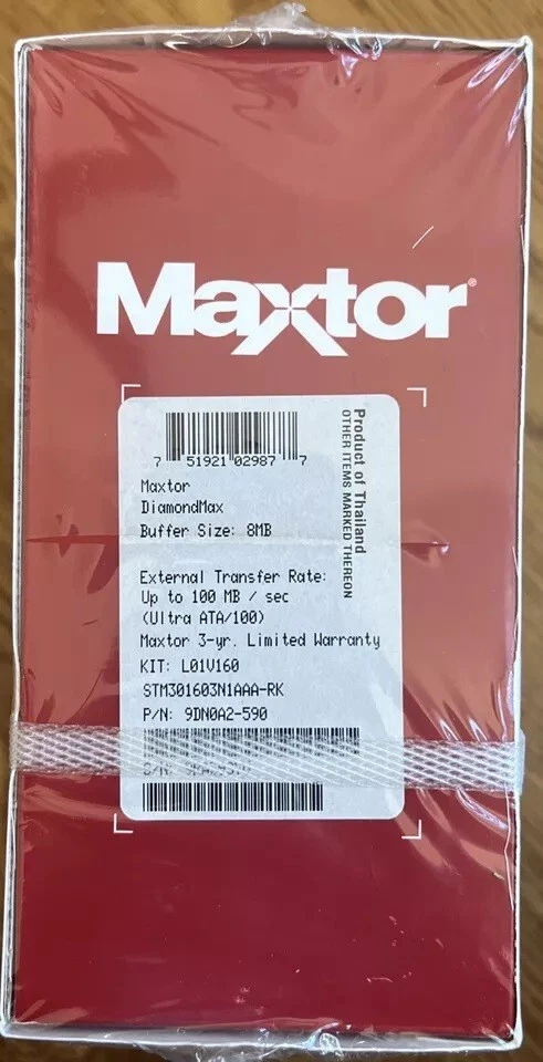 Maxtor Basics 160GB ATA/100 Internal Hard Drive Kit New And Sealed. - Image 4 of 4