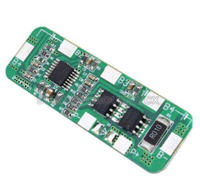 4A-5A PCB BMS Protection Board for 4 Packs 18650 Li-ion lithium Battery Cell