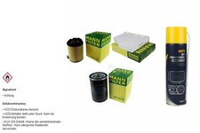 MANN FILTER Paket Klimareiniger für VW Golf Plus 5M1 521 1.6 Bi-Fuel Jetta