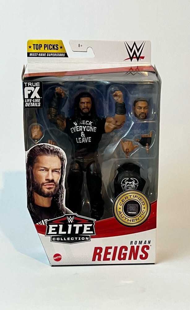 Roman Reigns WWE Elite Collection Top Picks Action Figure Sealed