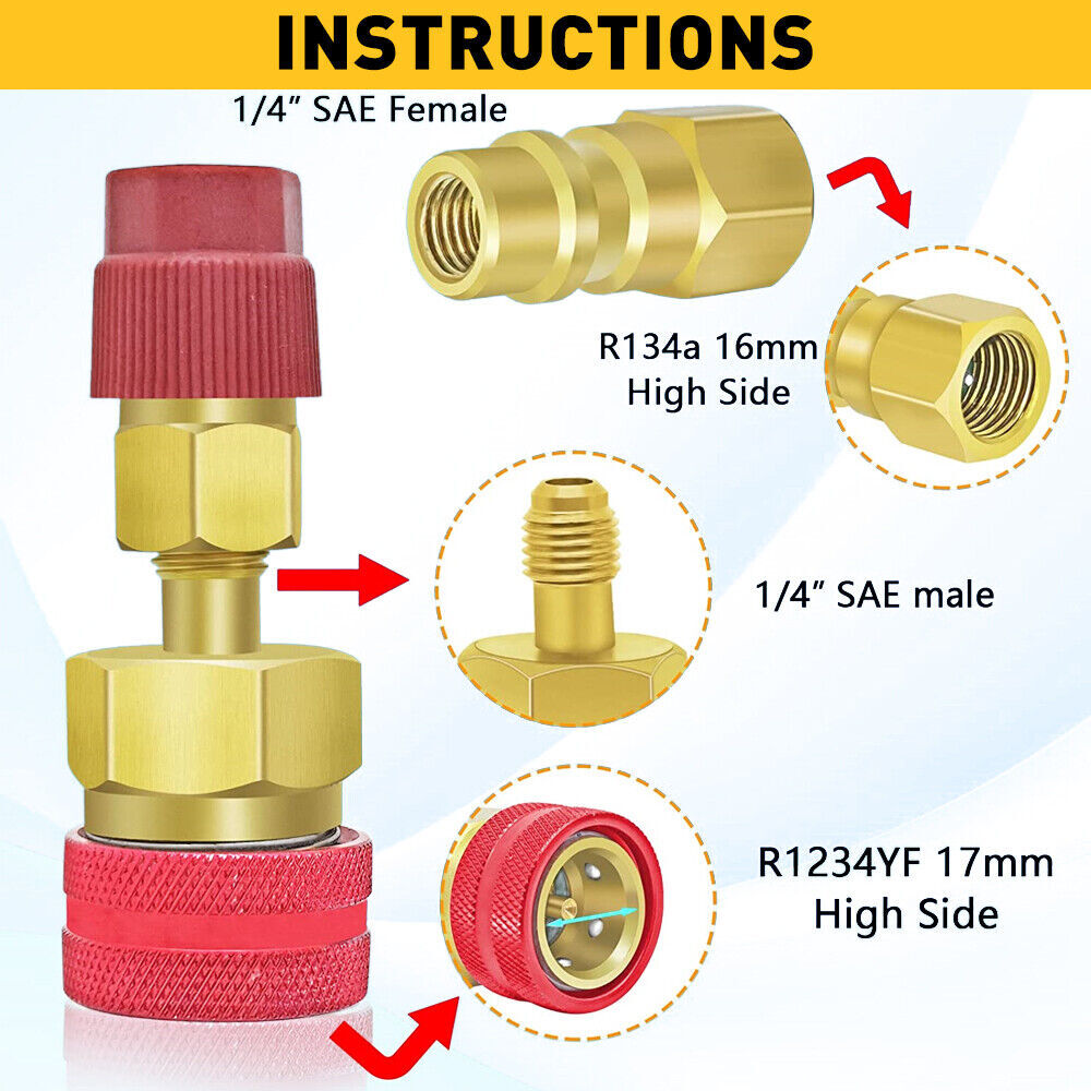 Snelkoppeling R1234yf HD 12mm - Airco Frans