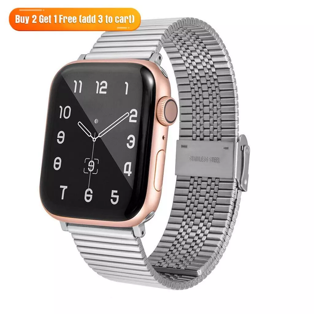 Metal Strap For Apple Watch Ultra SE 7 6 5 4 3 2 1 38 49mm Stainless Steel Band