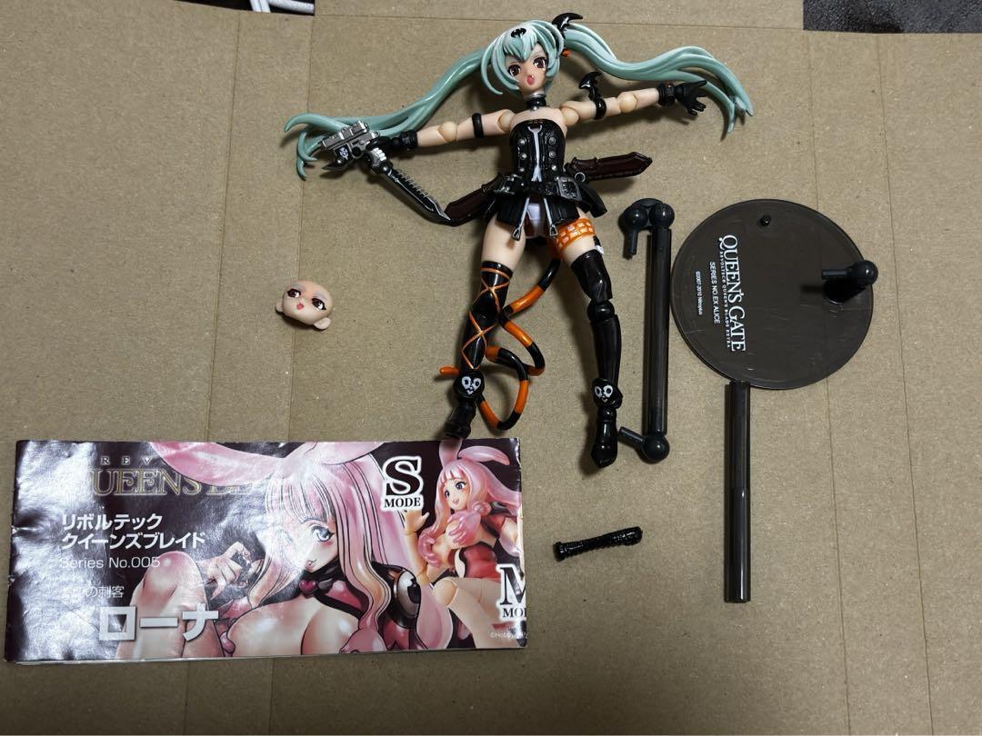 Figura de Alicia Queen's Blade Abridor de Puerta Revoltech Sin Caja Anime Personajes Artículos