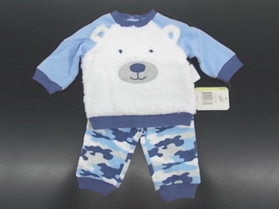 Infant Boys Best Beginnings $20 2pc Faux Fur Bear Set Size 3 Months - 12 Months