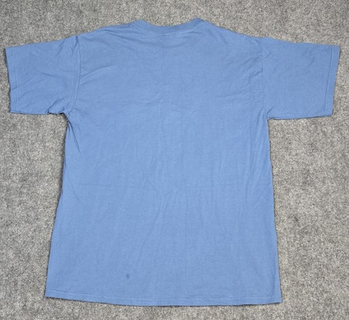 Kennedy Space Center Nasa Embroidered Men’s Size Large Blue 100% Cotton - Picture 2 of 8