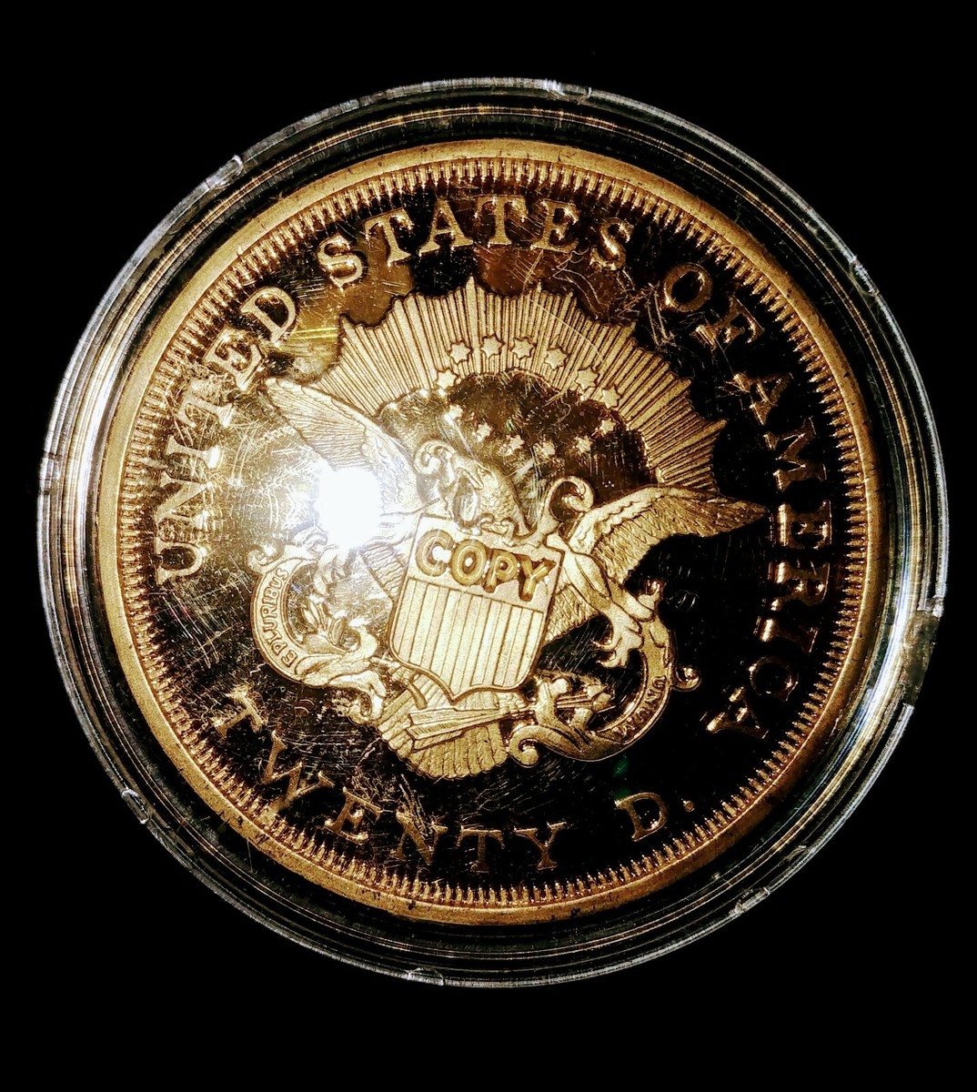 National Collector's Mint 1849 $20 Liberty Proof Tribute Copy