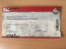DEL 2. Hokej na lodzie Bundesliga 1.12.2023 Niedźwiedzie polarne Regensburg - Krefeld Pingwiny