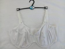 Ex M&S Underwired Full Cup Bra 42E Color White With lace Ref 326