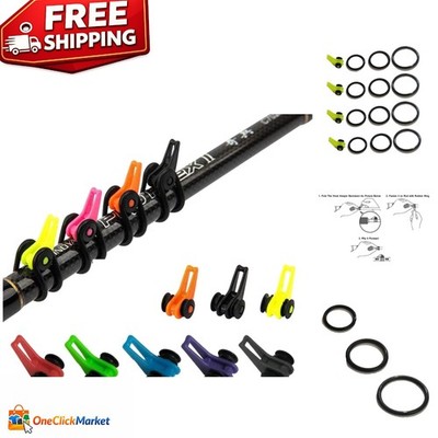 Versatile Fishing Rod Hook Keeper with 3 Size O-Rings - Perfectly Packaged Gift